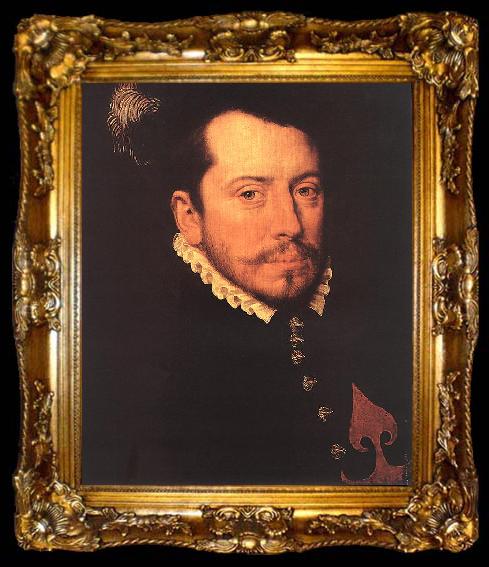 framed  MOR VAN DASHORST, Anthonis Queen Mary Tudor of England sh, ta009-2